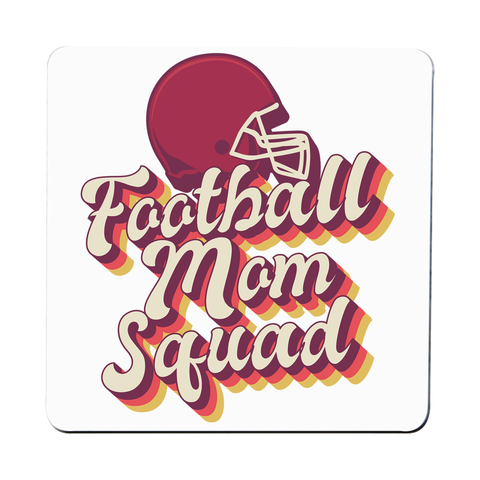 Football mom squad coaster drink mat - Graphic Gear
