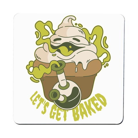Stoned cupcake coaster drink mat - Graphic Gear