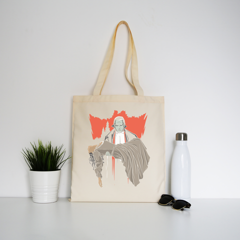 Dracula and woman tote bag canvas shopping - Graphic Gear