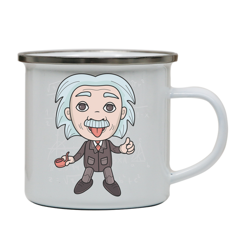 Einstein toy enamel camping mug outdoor cup colors - Graphic Gear