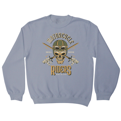 Skull biker sweatshirt - Graphic Gear