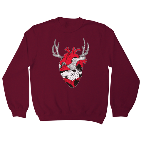 Forest heart sweatshirt - Graphic Gear