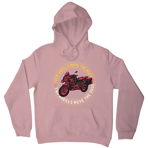 Two wheels quote hoodie - Graphic Gear