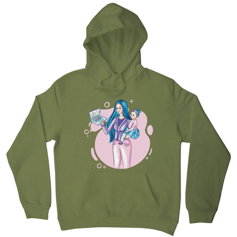Working mom hoodie - Graphic Gear