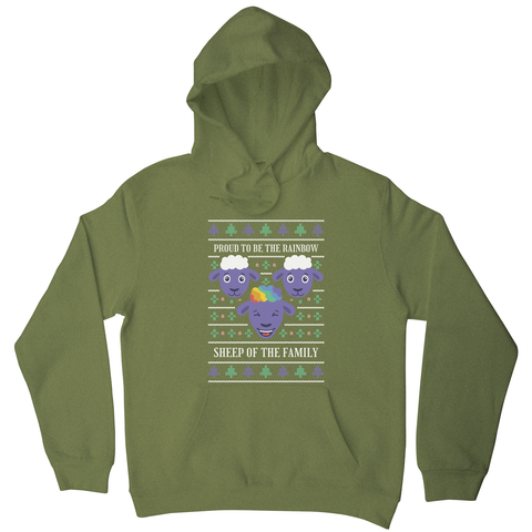 Rainbow sheep hoodie - Graphic Gear