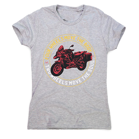 Two wheels quote women's t-shirt - Graphic Gear