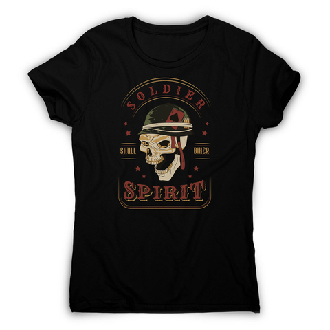 Skull soldier women's t-shirt - Graphic Gear