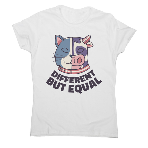 Different but equal women's t-shirt - Graphic Gear