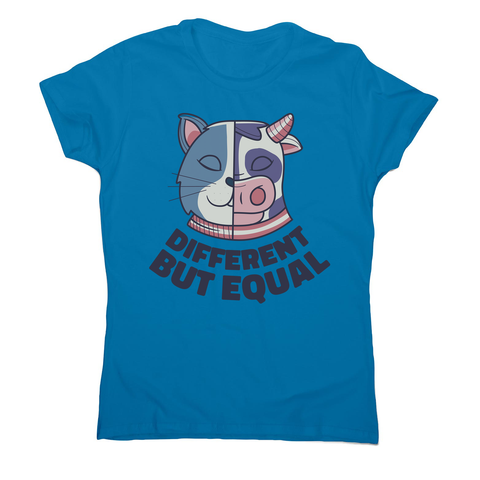 Different but equal women's t-shirt - Graphic Gear