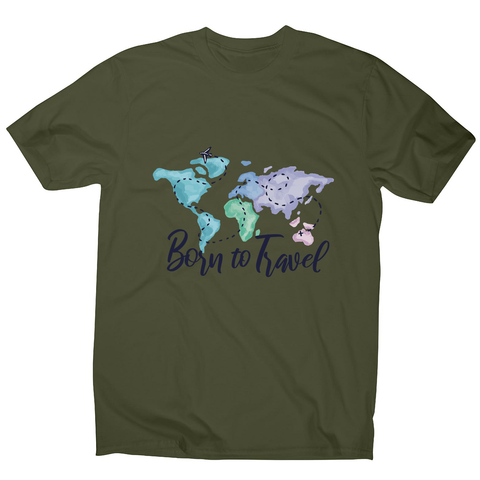Born to travel men's t-shirt - Graphic Gear