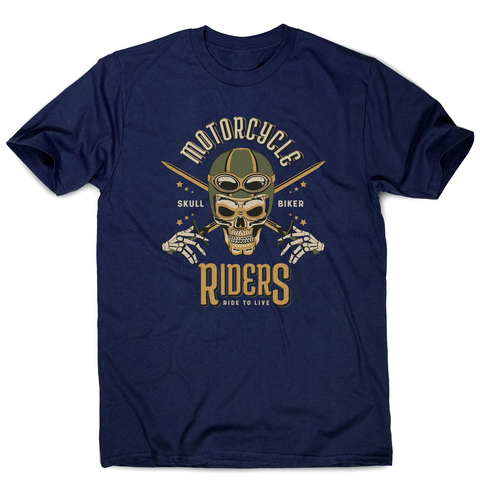 Skull biker men's t-shirt - Graphic Gear