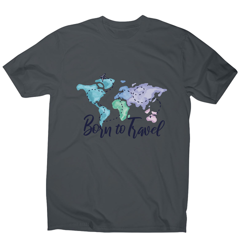 Born to travel men's t-shirt - Graphic Gear