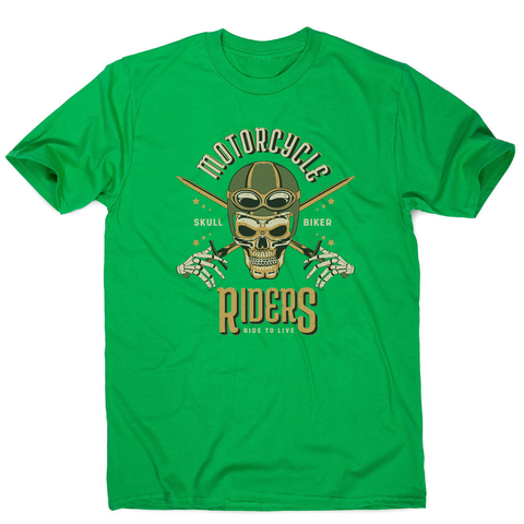 Skull biker men's t-shirt - Graphic Gear