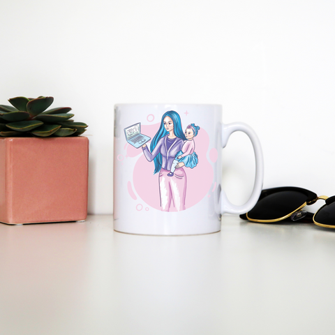 Working mom mug coffee tea cup - Graphic Gear
