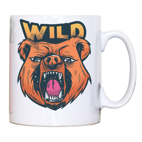 Wild bear mug coffee tea cup - Graphic Gear