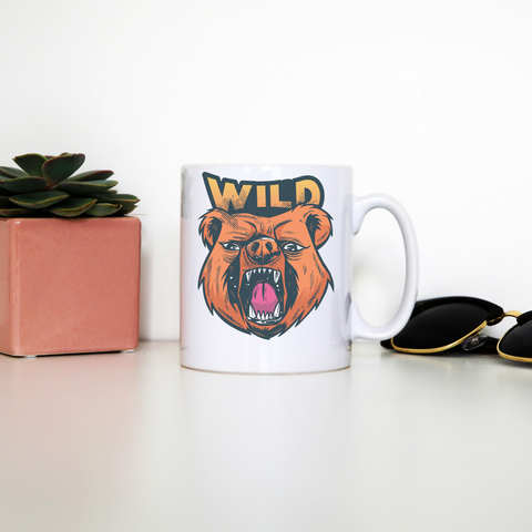 Wild bear mug coffee tea cup - Graphic Gear