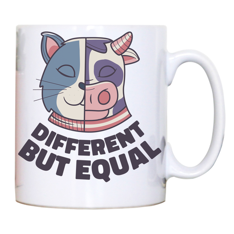 Different but equal mug coffee tea cup - Graphic Gear