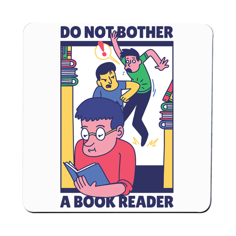 Book reader coaster drink mat - Graphic Gear