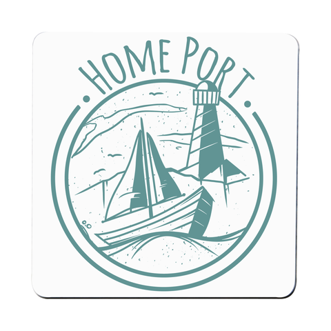 Home port coaster drink mat - Graphic Gear