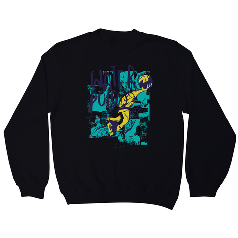 Grunge waterpolo player sweatshirt - Graphic Gear