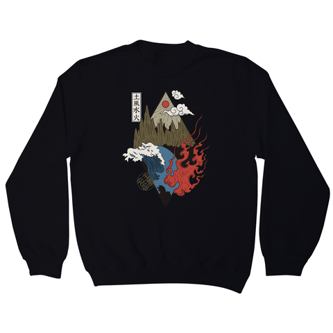 Four elements sweatshirt - Graphic Gear