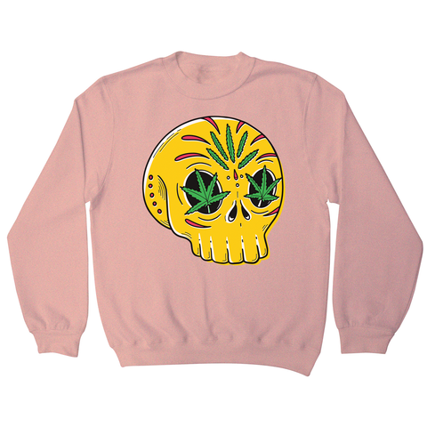 Skull weed sweatshirt - Graphic Gear