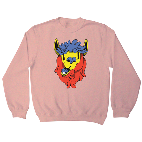 Colorful cartoon llama sweatshirt - Graphic Gear