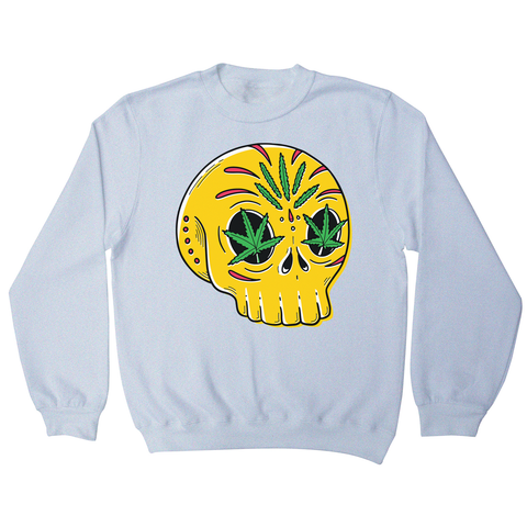 Skull weed sweatshirt - Graphic Gear