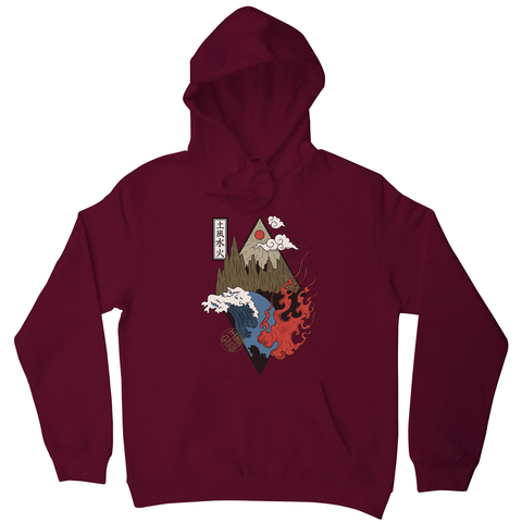Four elements hoodie - Graphic Gear