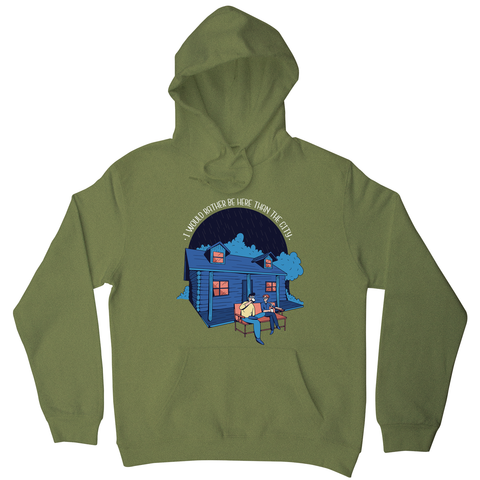 Cabin quote hoodie - Graphic Gear