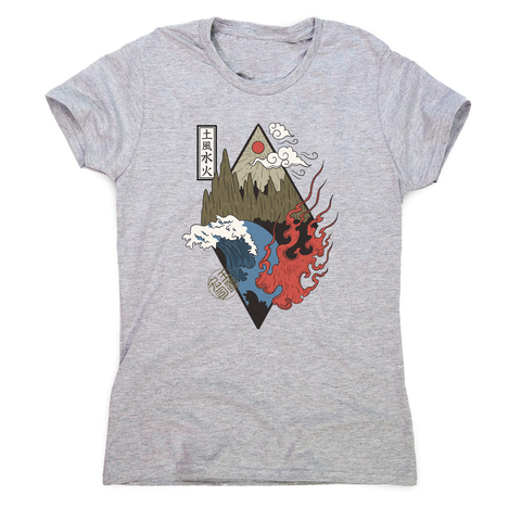 Four elements women's t-shirt - Graphic Gear