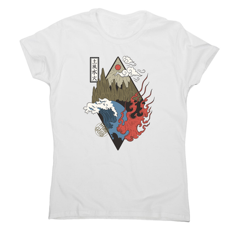 Four elements women's t-shirt - Graphic Gear