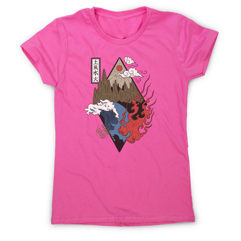 Four elements women's t-shirt - Graphic Gear