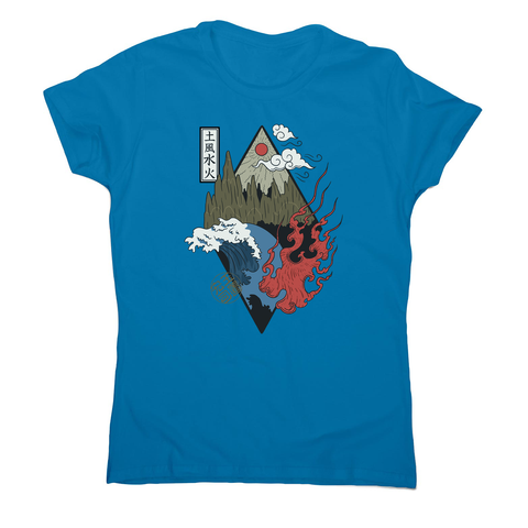 Four elements women's t-shirt - Graphic Gear