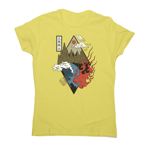 Four elements women's t-shirt - Graphic Gear