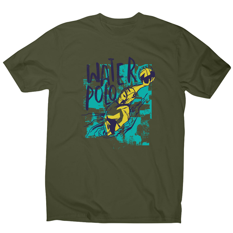 Grunge waterpolo player men's t-shirt - Graphic Gear