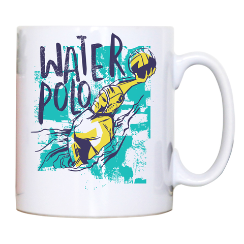 Grunge waterpolo player mug coffee tea cup - Graphic Gear