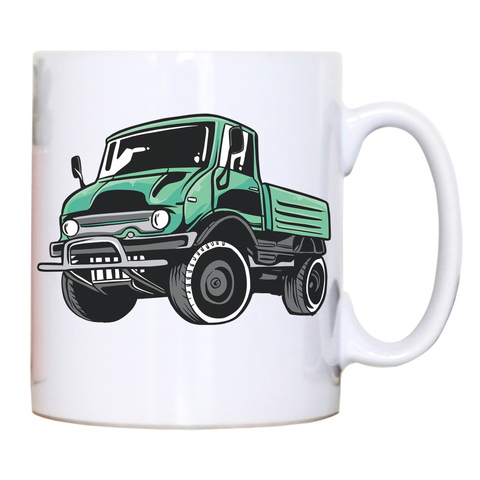 Green unimog mug coffee tea cup - Graphic Gear