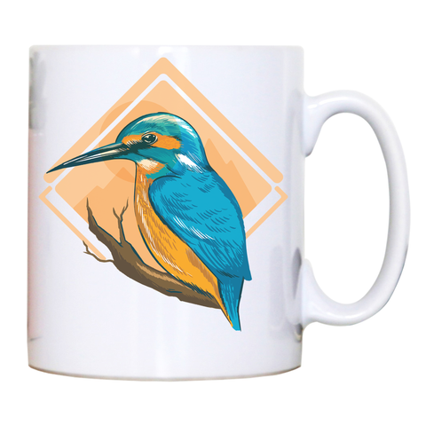 Kingfisher bird mug coffee tea cup - Graphic Gear