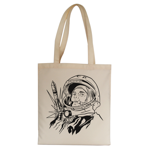 Yuri gagarin tote bag canvas shopping - Graphic Gear