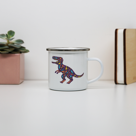 Candy trex enamel camping mug outdoor cup colors - Graphic Gear