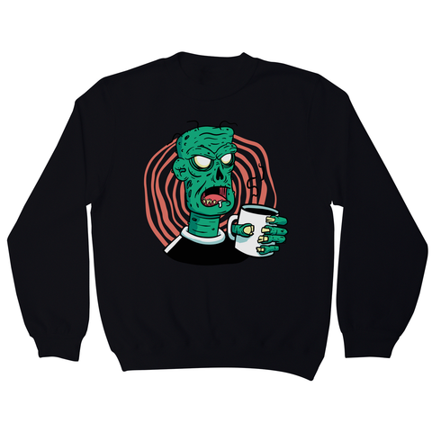 Coffee zombie sweatshirt - Graphic Gear