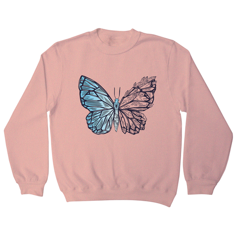 Crystal butterfly sweatshirt - Graphic Gear