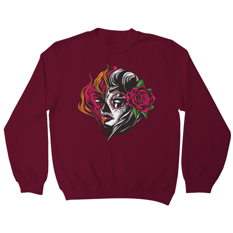 Mexican fire girl sweatshirt - Graphic Gear