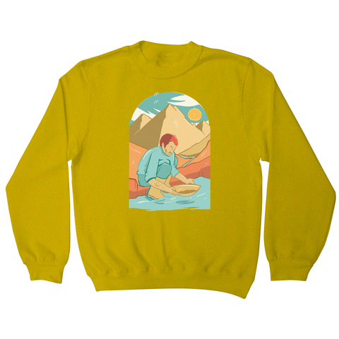 Gold panning sweatshirt - Graphic Gear