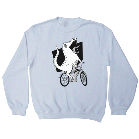 Biker dinosaur sweatshirt - Graphic Gear
