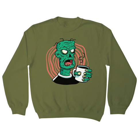 Coffee zombie sweatshirt - Graphic Gear