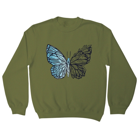 Crystal butterfly sweatshirt - Graphic Gear