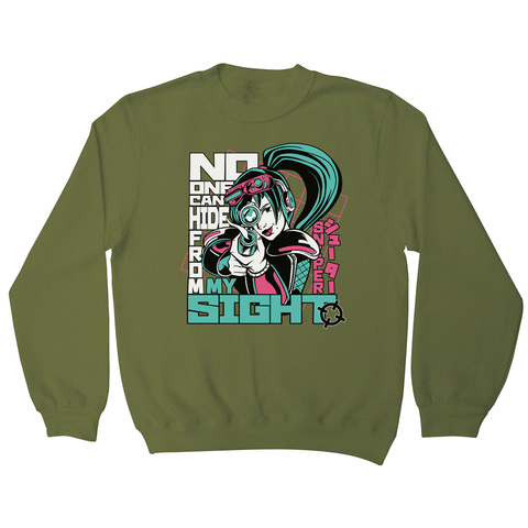 Anime sniper girl sweatshirt - Graphic Gear