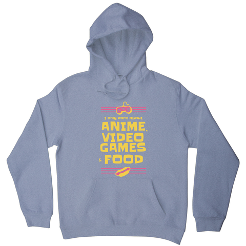 Anime amp video games hoodie - Graphic Gear